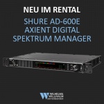 Shure AD-600E Axient digital spektrum manager