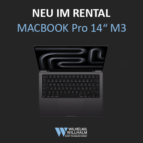 Apple MacBook Pro 14" me wwvt-wilhelm-willhalm-veranstaltungstechnik-event-technology
